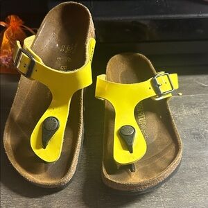 Birkenstock Kids Yellow Sandals